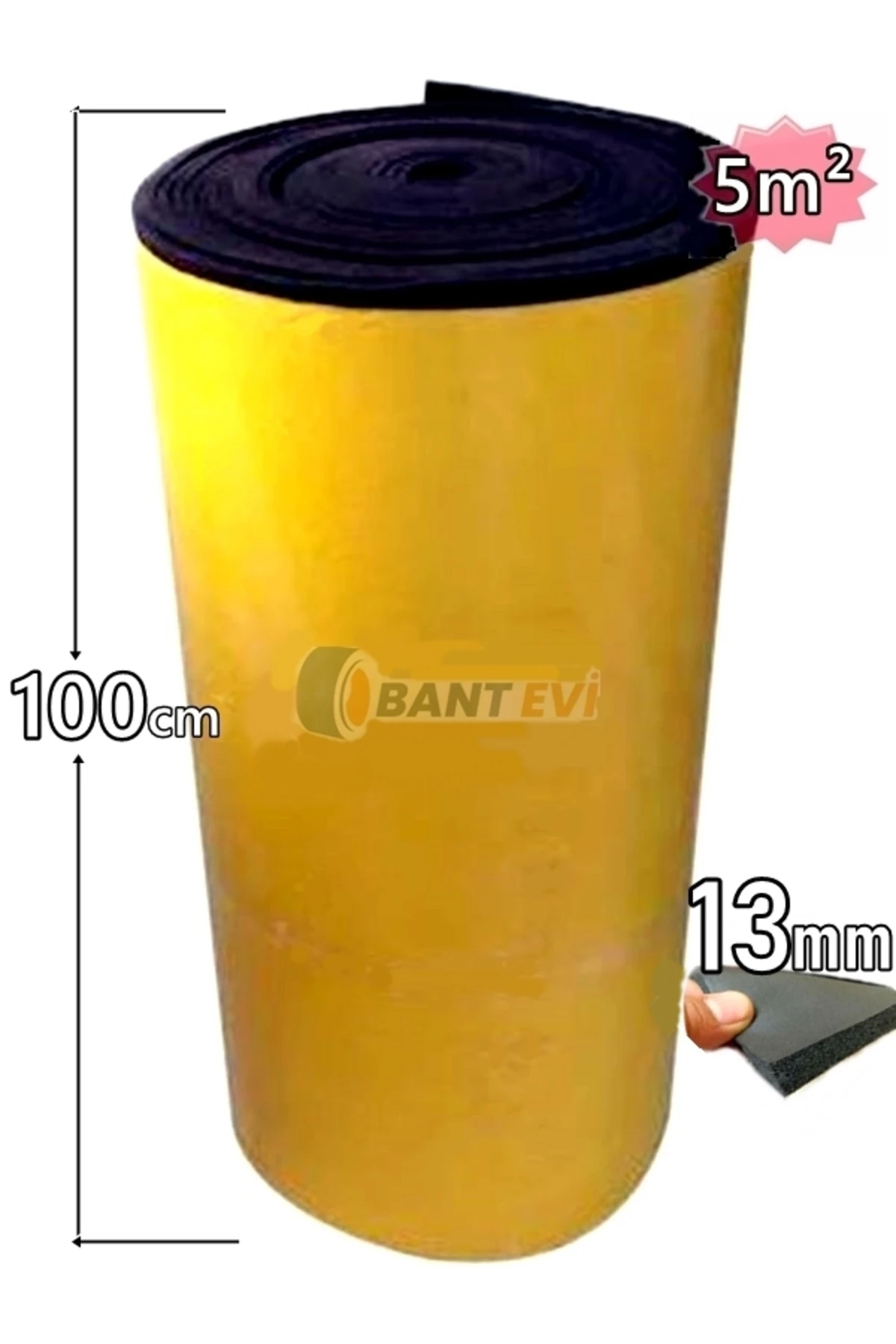 Oto Ses Yalıtımı Sünger 5m2 Top Araç Karavan Ses Isı izolasyon Malzemesi 13mm Yapışkanlı