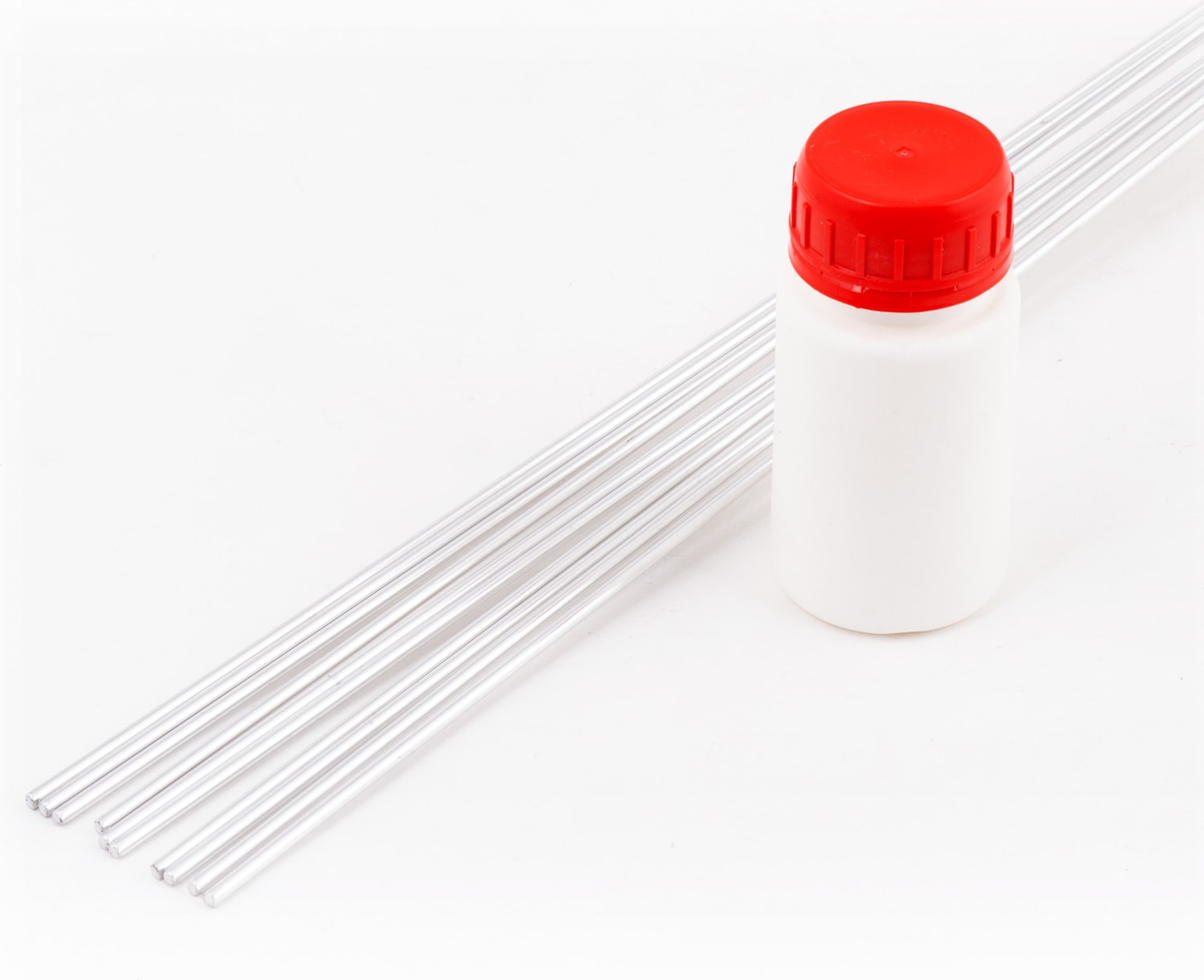 Alüminyum Kaynak Teli 2,4 mm (10 Adet) + Alüminyum Kaynak Dekapanı 50 gr