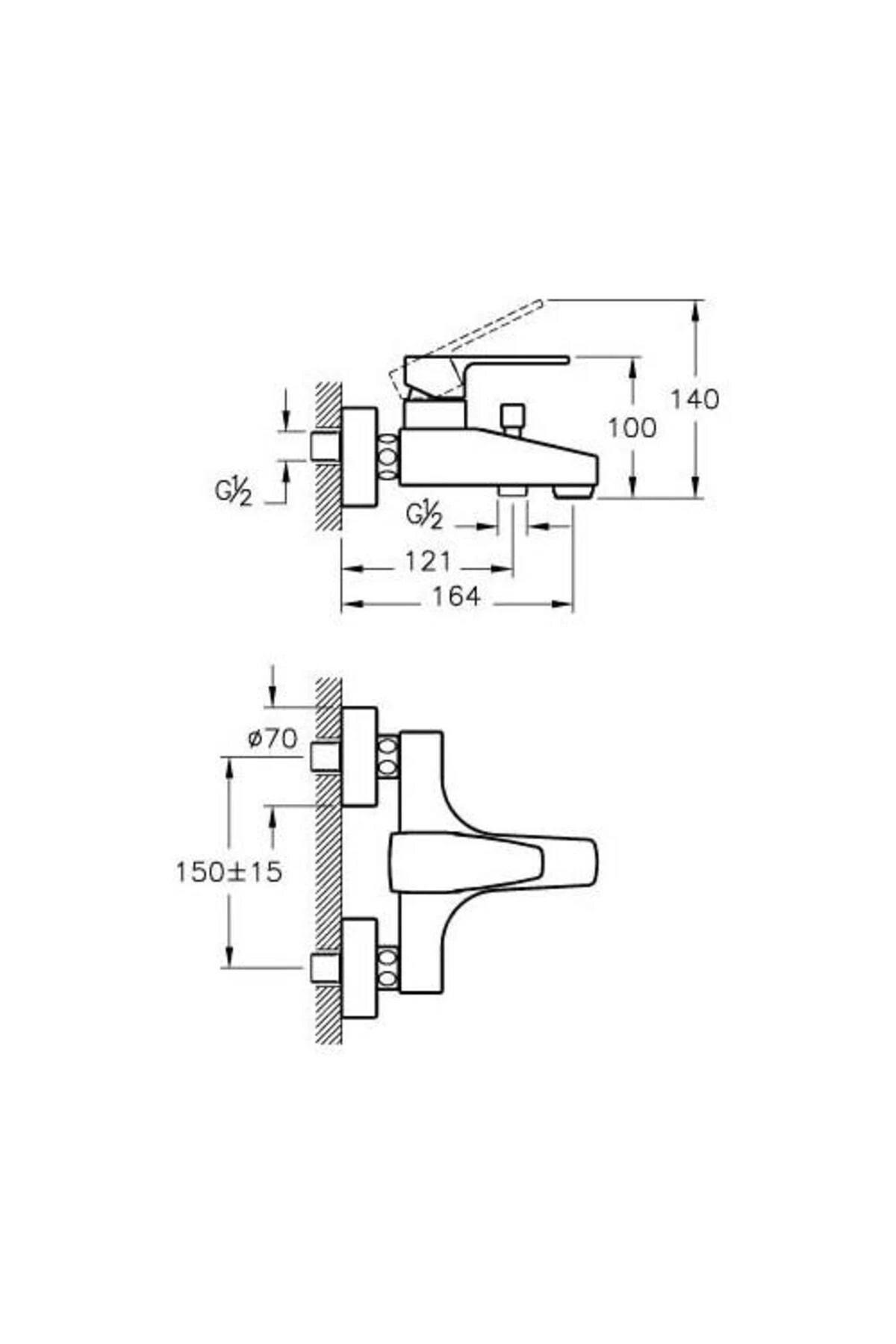 A40778- Q-Line Banyo Bataryası - Krom