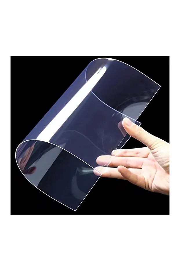 Apet Kırılmaz 1mm Pleksi Levha Cam Görünümlü Pleksi Pet Levha 25 X 55cm