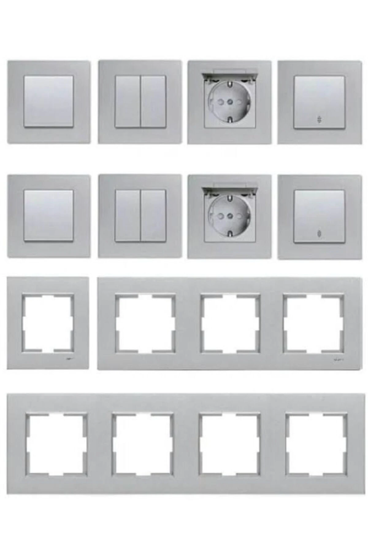 Artline Novella/trenda Metalik Beyaz 3lü Çerçeve