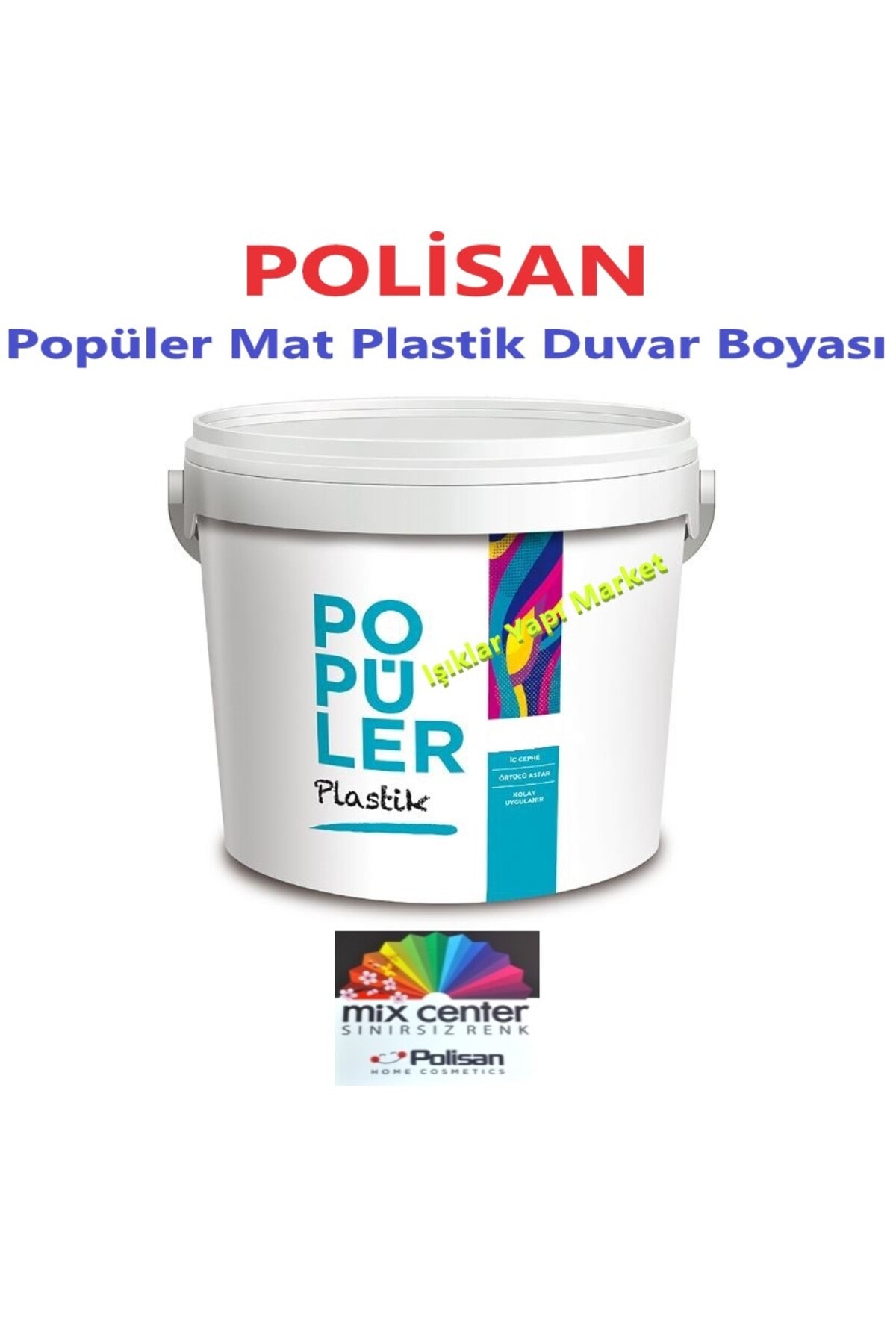 POLİSAN Popüler-plastik-mat-iç Cephe Duvar Boyası-elegan Lila