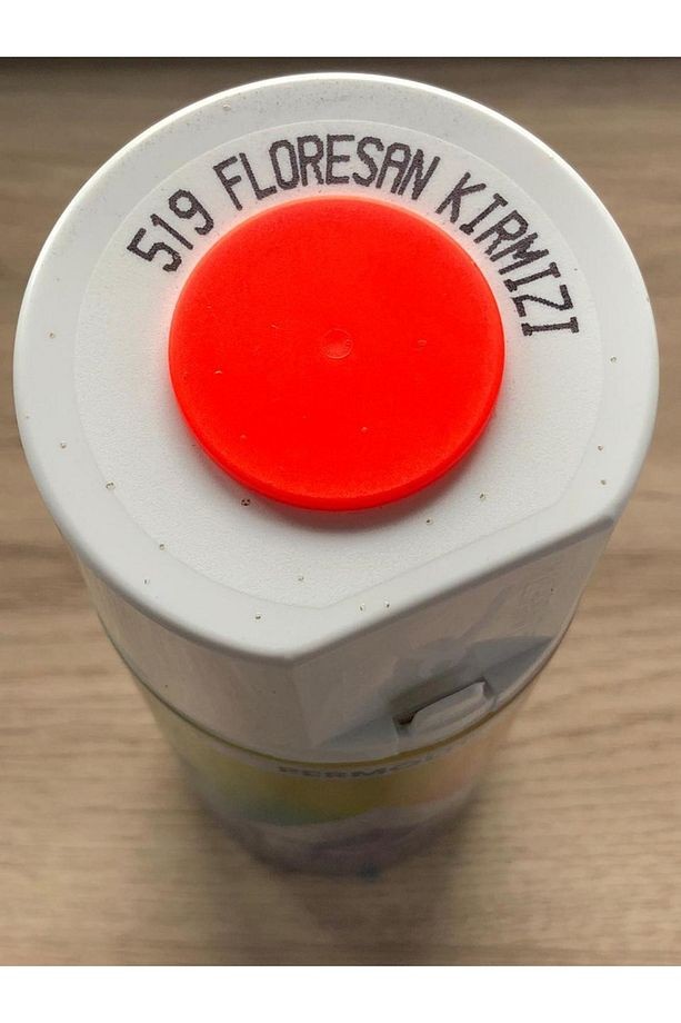 Floresan Kırmızı 519 Sprey Boya (3 ADET)