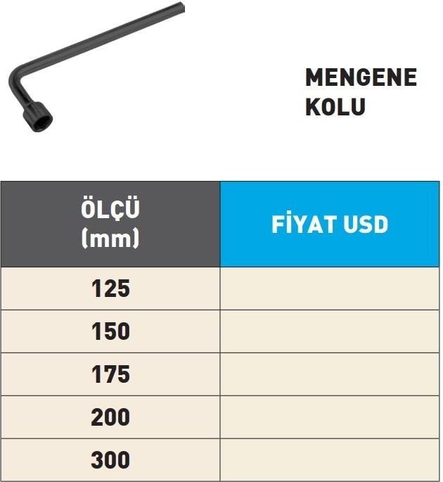 200MM Krasnic Süper Hassas Tezgah Mengene Kolu