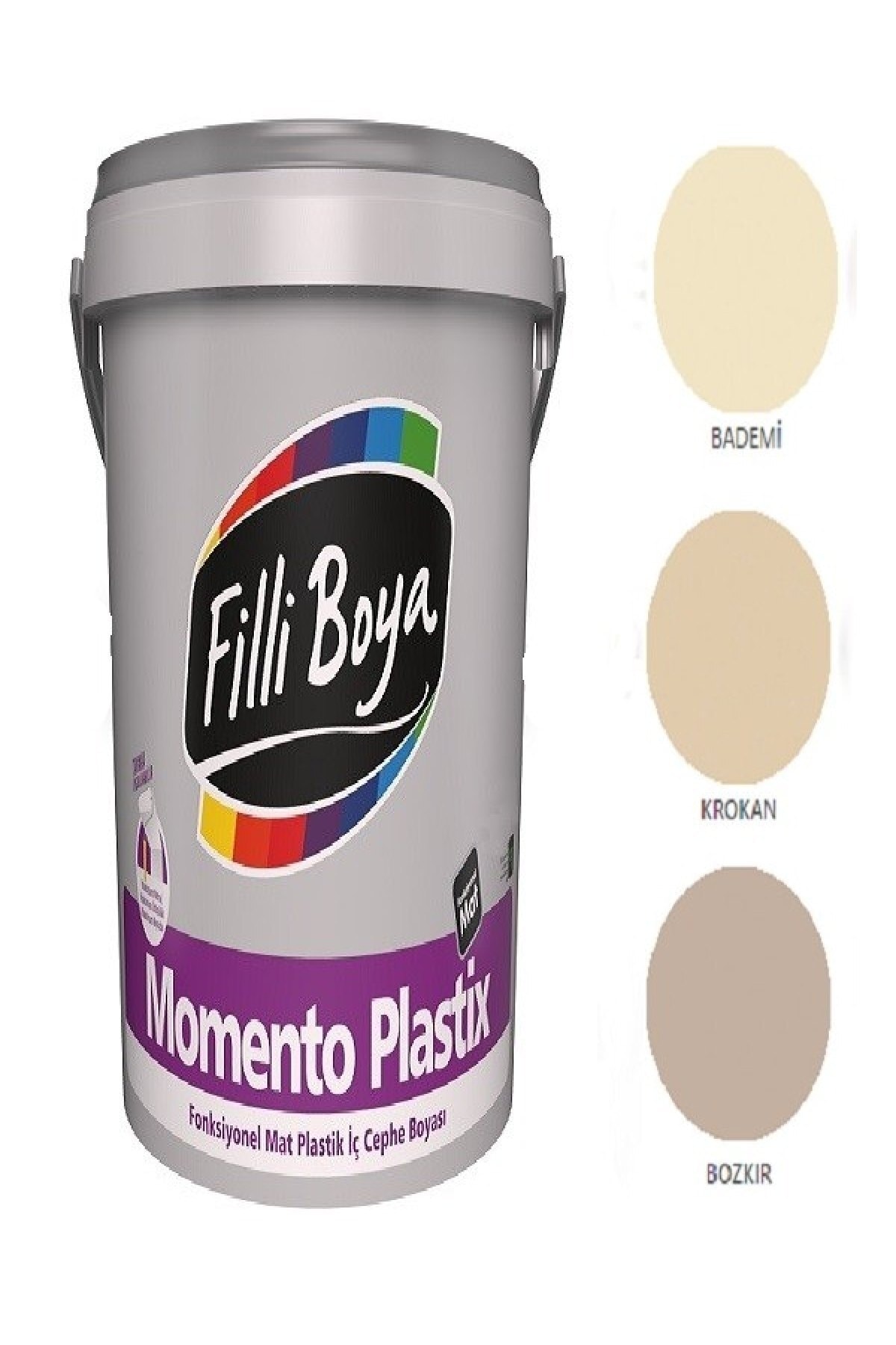 Momento Plastix Fonksiyonel Mat Plastik Iç Cephe Boyası 7.5lt (bozkır)