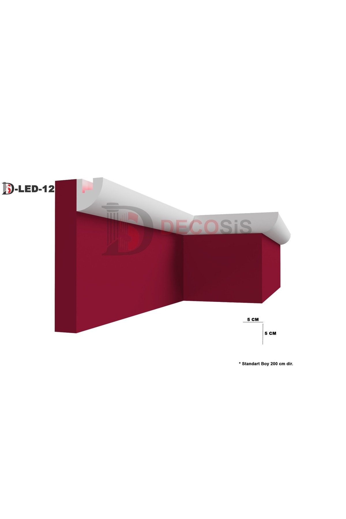 XPS STROPİYER LEDLİK GİZLİ IŞIK BANDI (5 X 5) LED-12