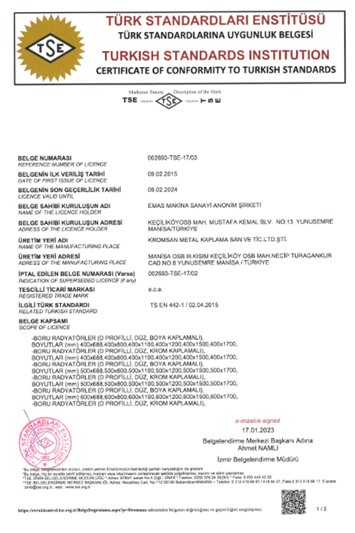 5/11 Havlupan Beyaz Havlu Kurutucu Banyopan Radyatör