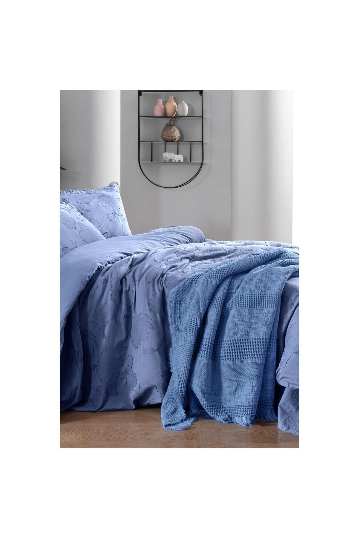 Mood Comfort Prado Mavi Nevresim Takımı Tek Kişilik