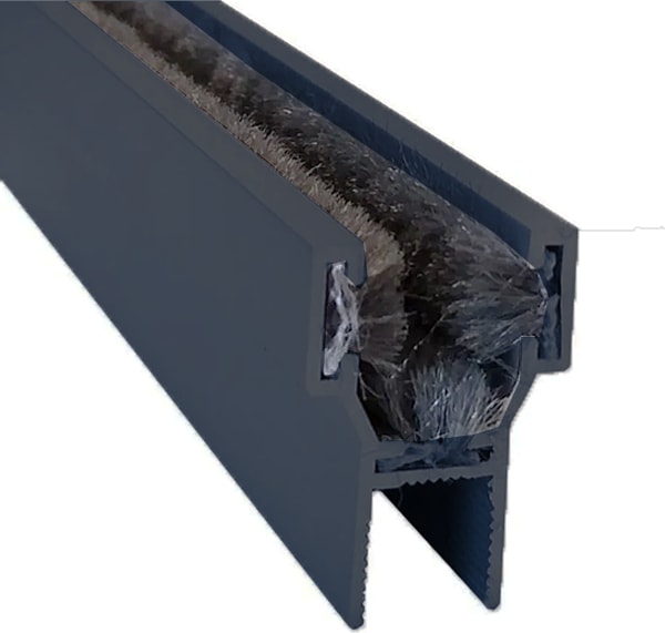 Alüminyum Cam Balkon Büyük H, Cam Balkon Fitili Antrasit 200 Cm.