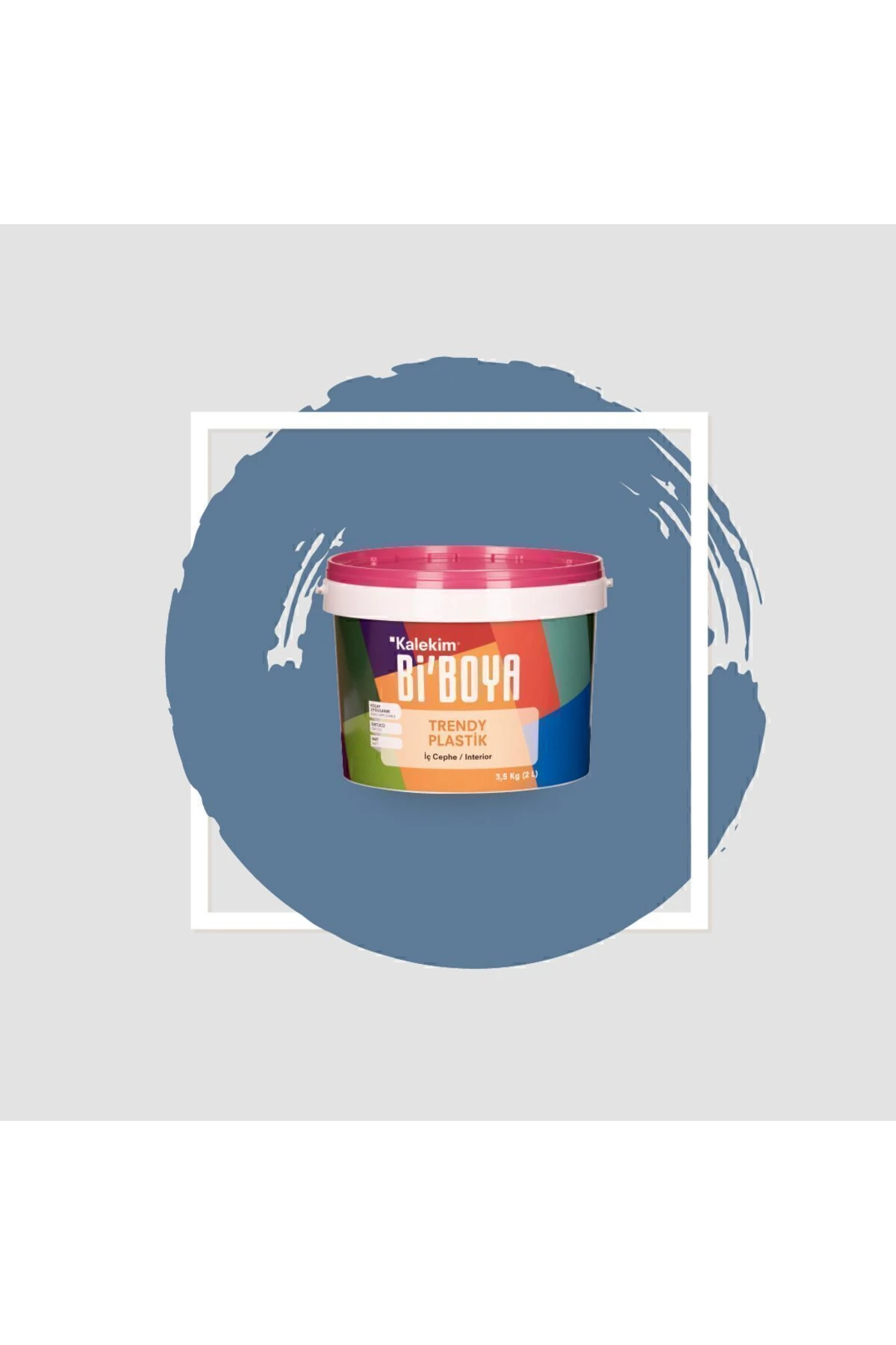 Ekonomik Mat Iç Cephe Boyası 3,5 Kg Göl