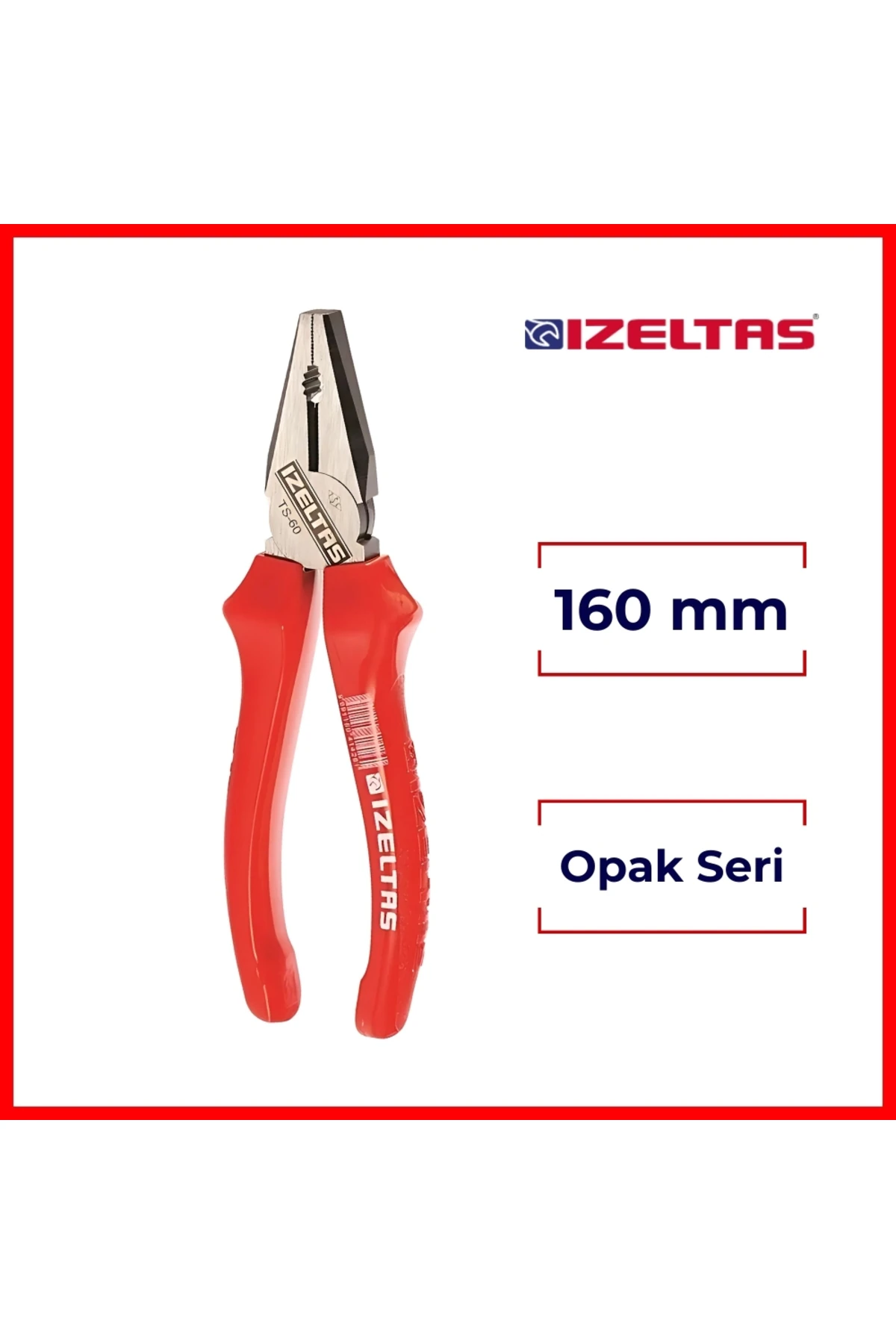 Kombine Pense,160mm Opak Seri, Yüksek Dayanıklı Ve Tutma Gücü