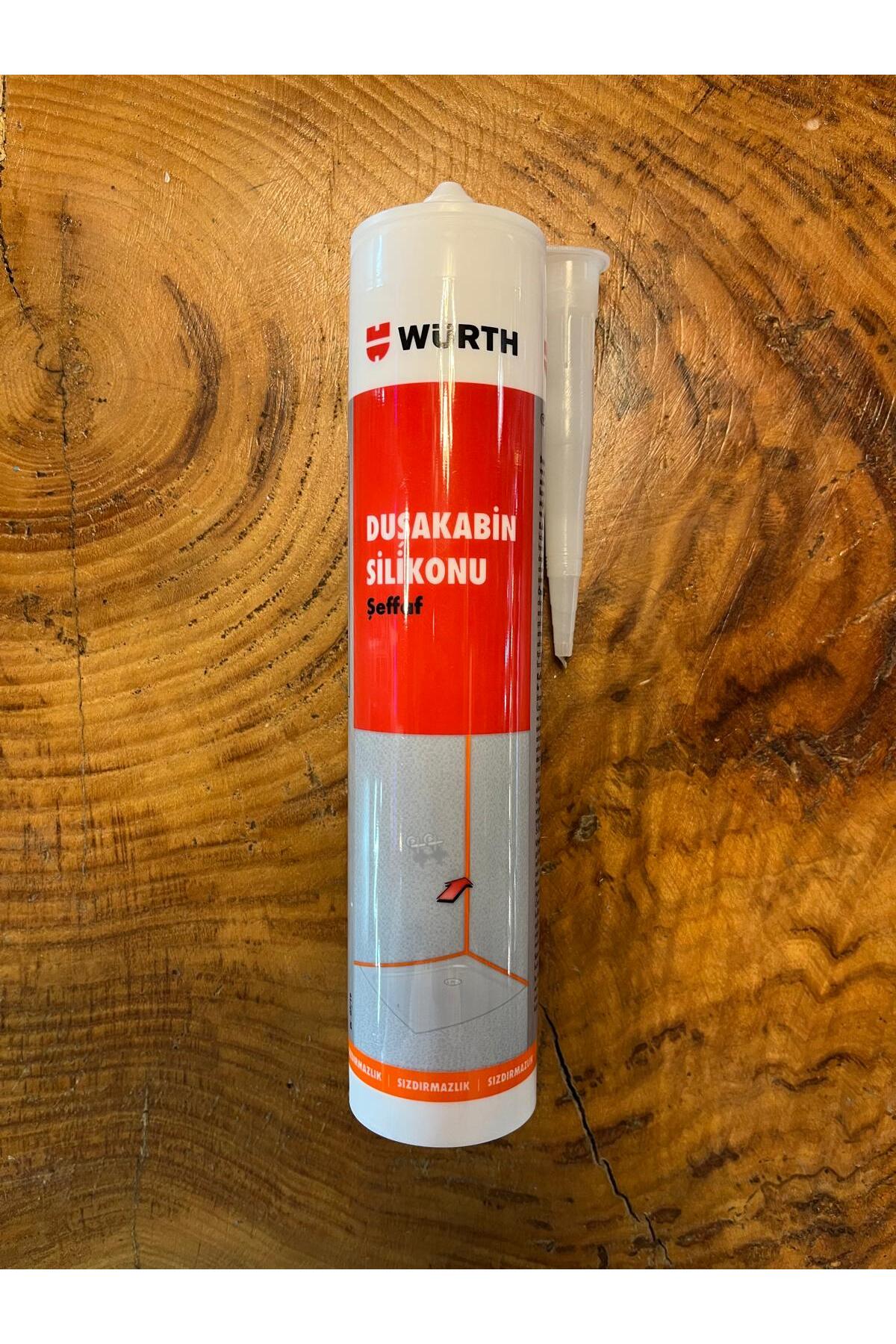 WÜRTH ŞEFFAF DUŞAKABİN SİLİKONU 310 ML