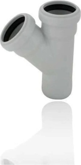 Y Çatal Tek Çatal Pvc Pis Su Boru 50X50 1 Adet