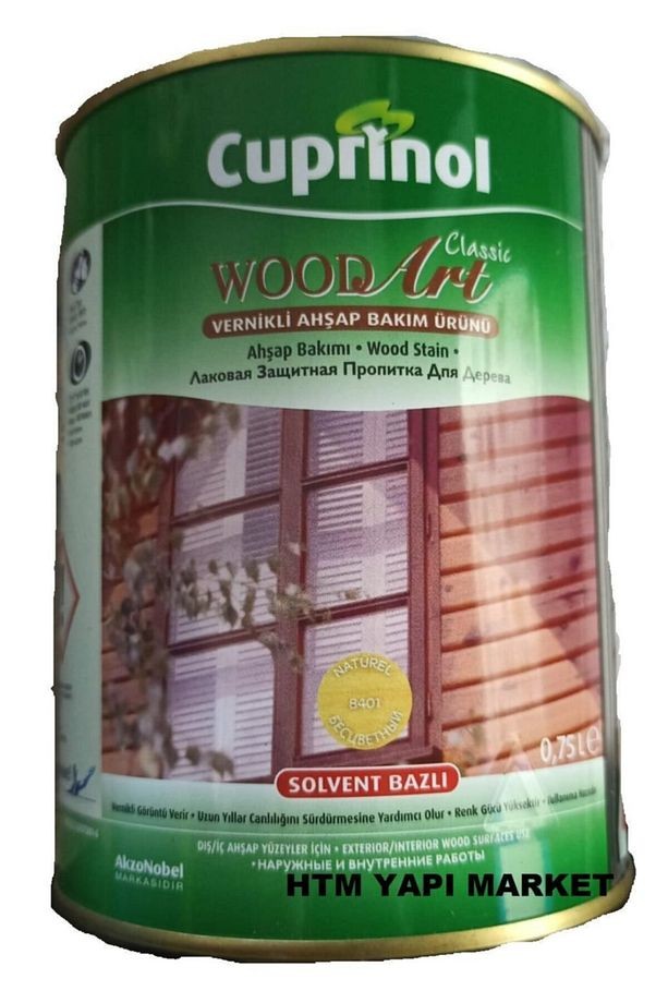 Kalite - Cuprinol Ahşap Koruyucu Vernik (( RENKSİZ NATUREL)) 0.75 Lt Parlak
