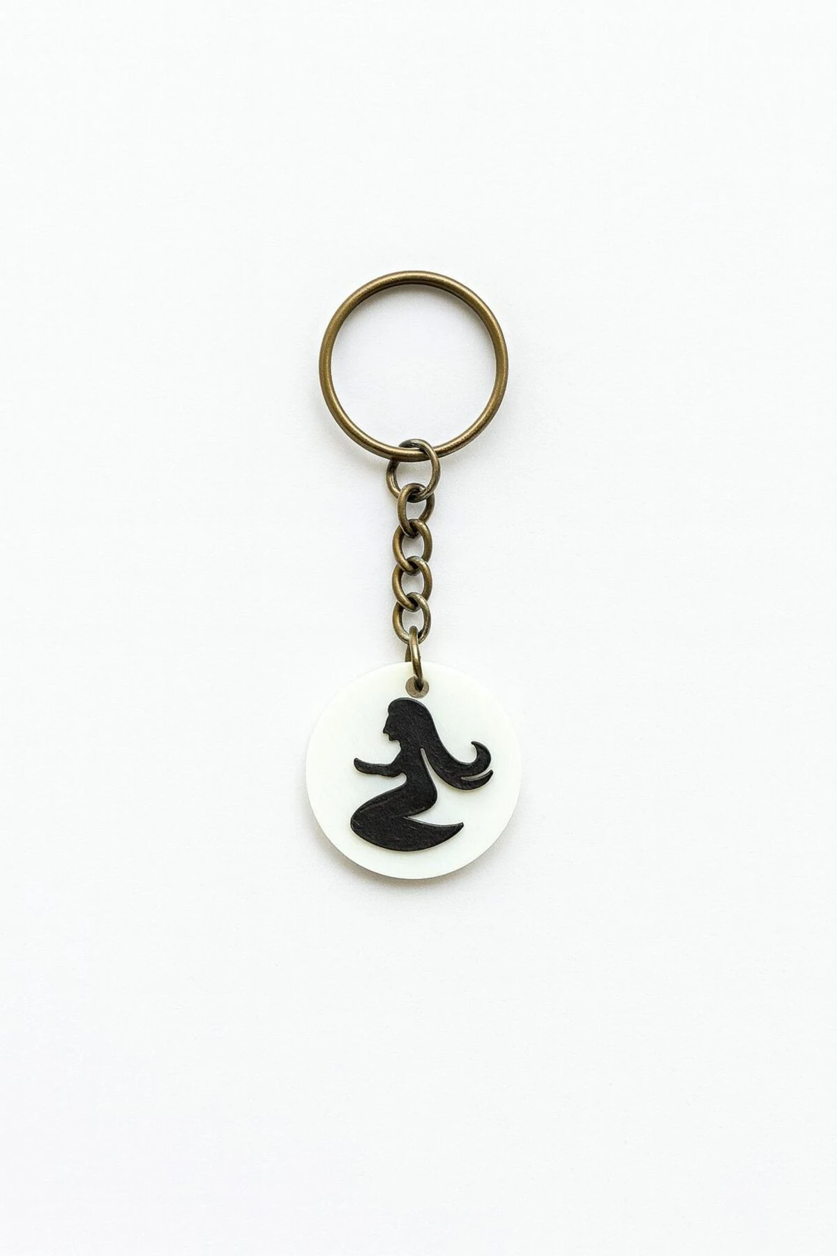 Başak Burcu NFC Anahtarlık – Akıllı Temassız Bağlantı Özellikli Burç Anahtarlığı (3,5 cm)