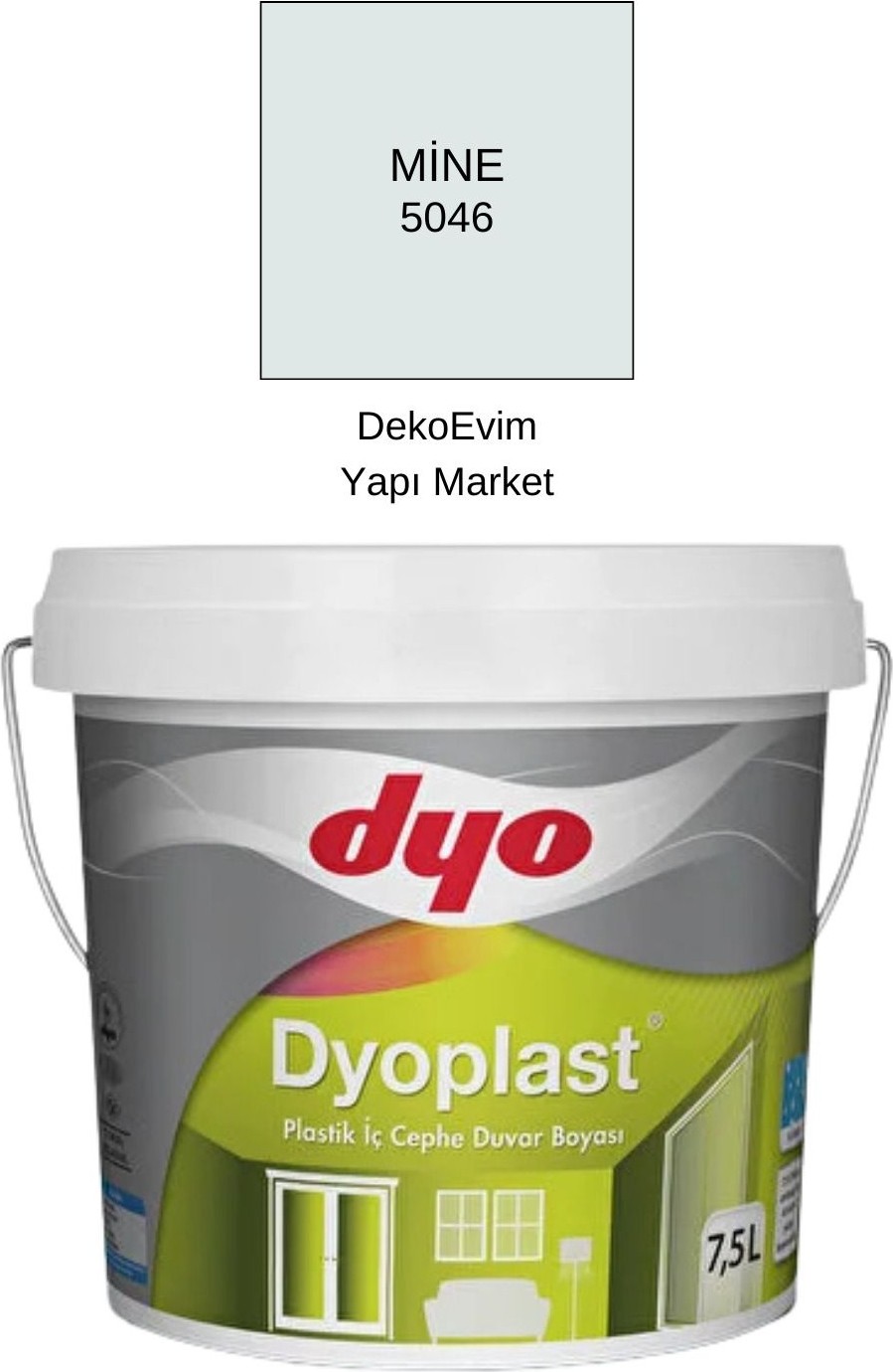 plast Plastik Iç Cephe Duvar B. Mine 7,5 Lt.