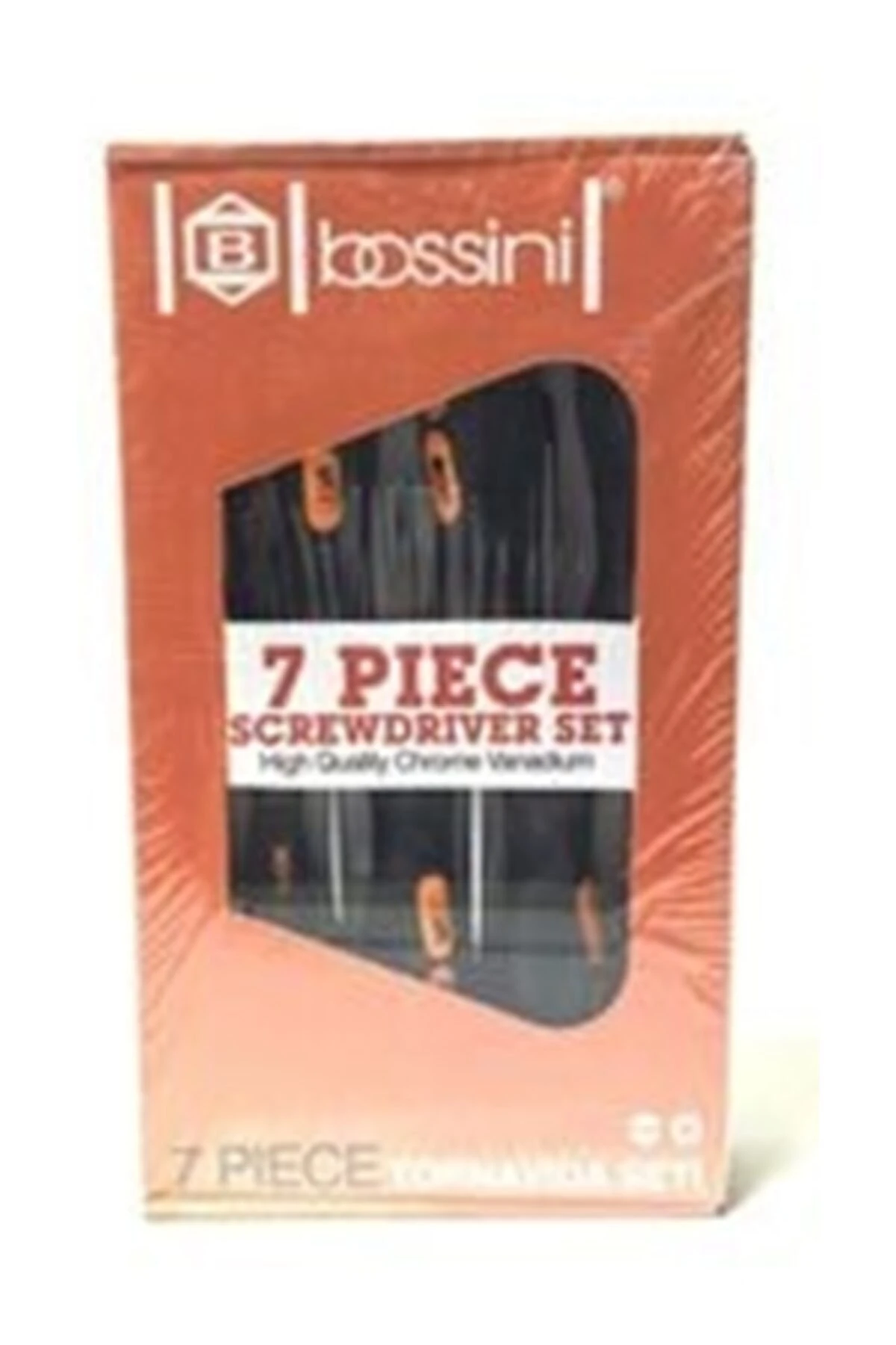 Bossini Tornavida Seti 7pcs Siyah Turuncu