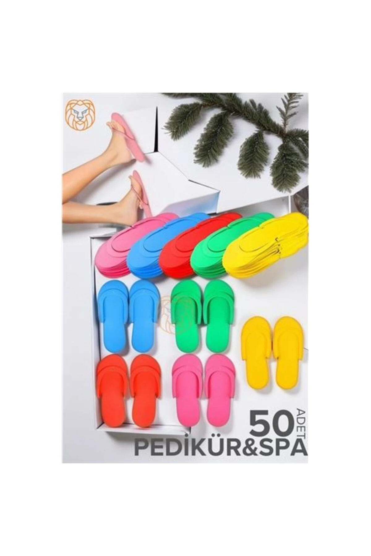 ModaCar Pedikür Terliği 50 ÇİFT SPA Otel Havuz