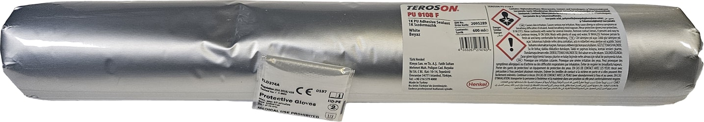 Teroson Pu 9108F Beyaz Silikon 600ML Sosis Ambalaj