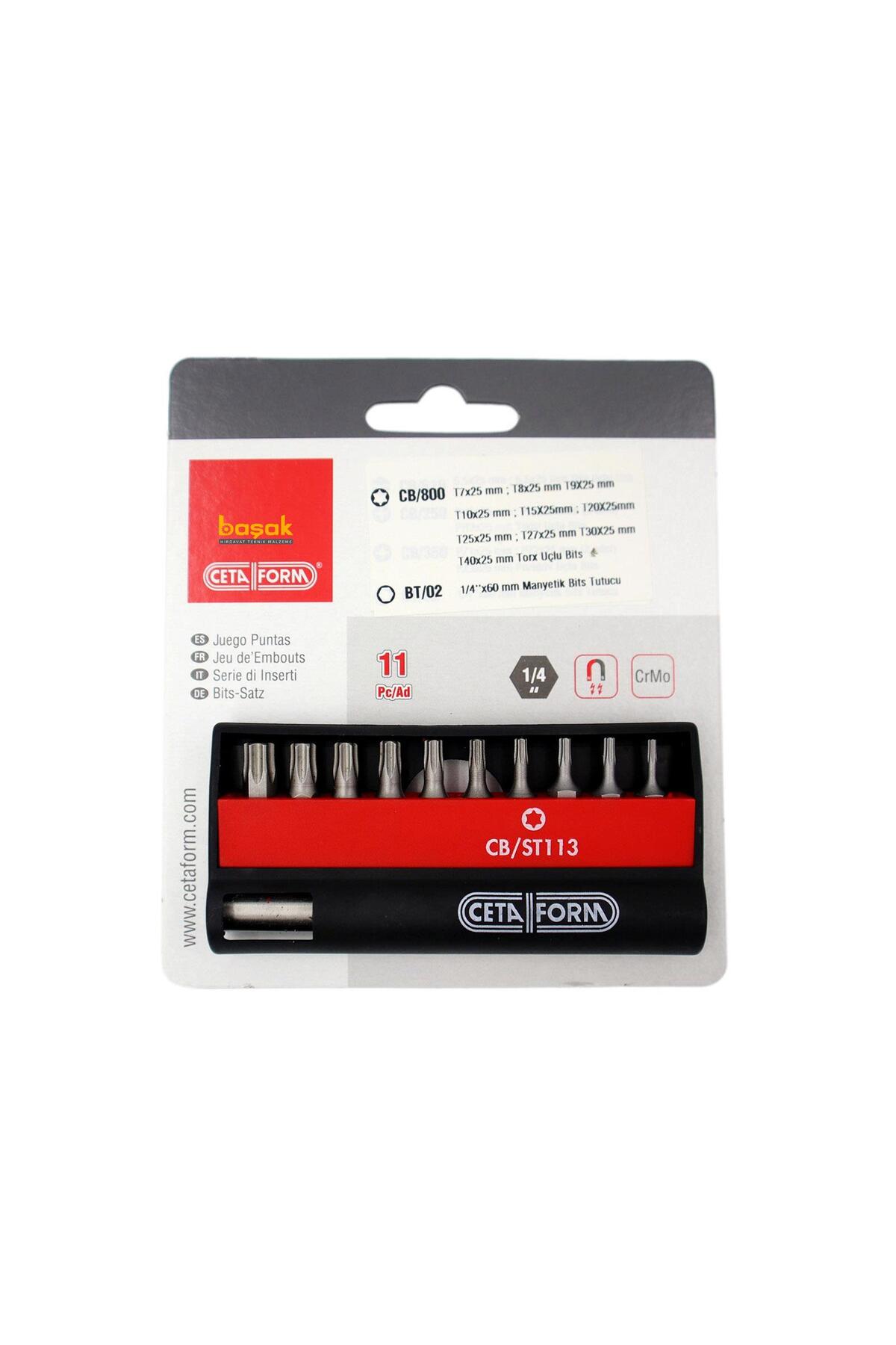 CETA FORM Cb/st113 11 Parça Torx Bits Uç Seti