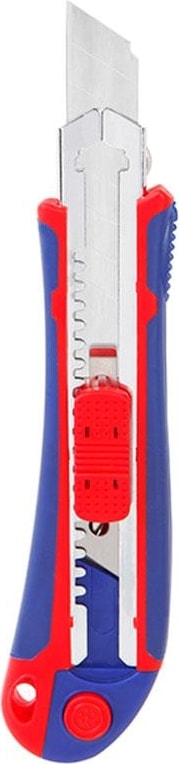 WP212011 18 mm Ağır Hizmet Paslanmaz Çelik Kasa Yedek Kartuşlu Maket Bıçağı + 4 Adet Yedek Bıçak