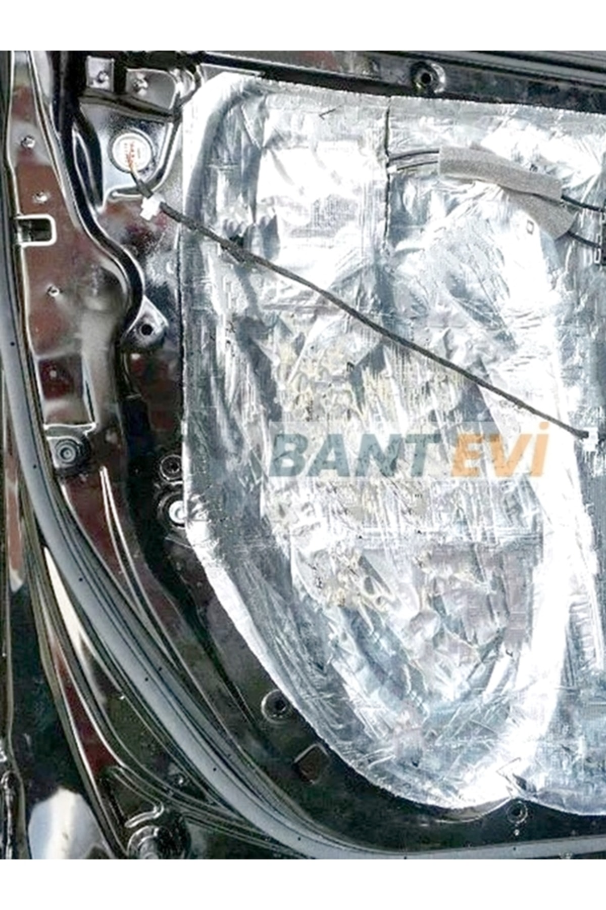 Folyolu Kauçuk Bant 10cmx5mt Isı Ve Ses Izolasyon Bandı Alüminyum Kauçuk Yalıtım Bandı