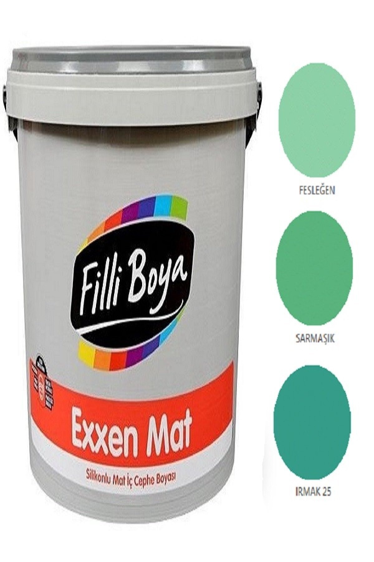Exxen Mat Silikonlu Mat Iç Cephe Boyası 2,5lt (sarmaşık)