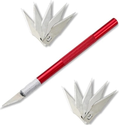 Metal Neşter Bıçak Ahşap Oyma Onarım El Aleti Hobi Maket Bıçağı