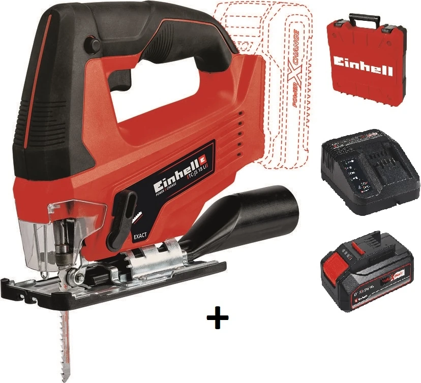 Tc-Js 18 Li - Tekupaj Testeresi + 2.5 Ah Starter Kit Çantalı