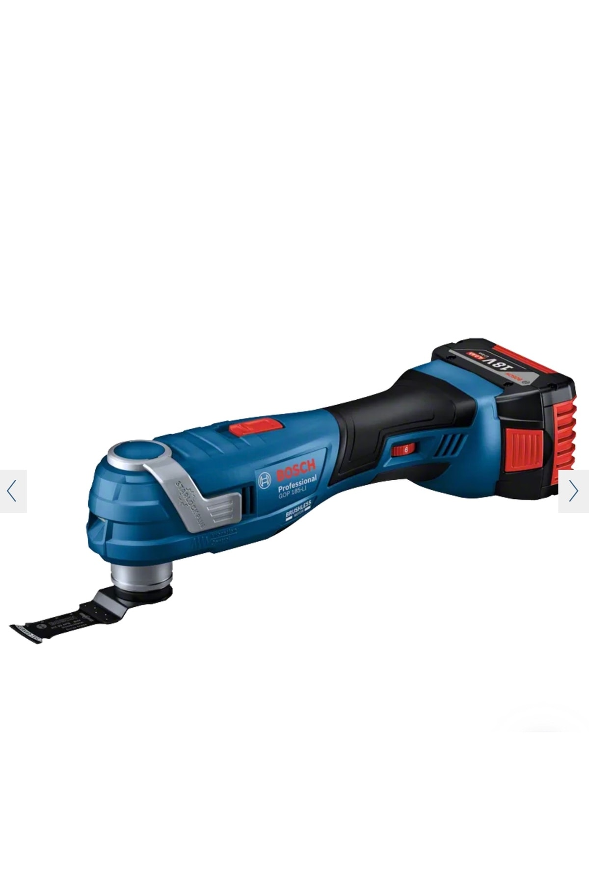 BOSCH GOP 185 18V ÇOK AMAÇLI EL ALETİ 1Ad 4.0 ah Akü + 1 ad 3.0 ah Akü