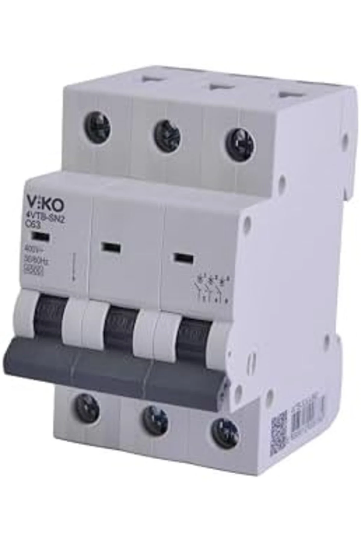 4VTB-3C63 Otomatik Sigorta 4,5kA C Tipi 3 Kutup 63A 1157054