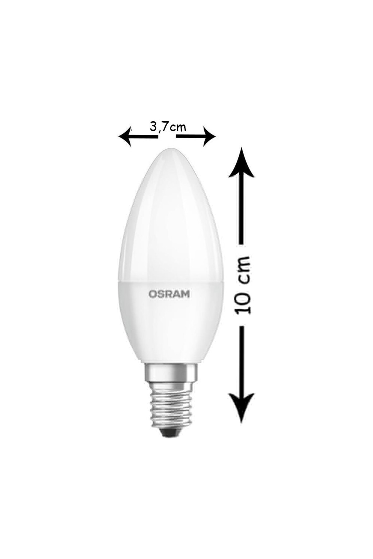 Led Value 4.9w Mum Sarı Işık E-14 Ampul 470 Lm (5 Adet)