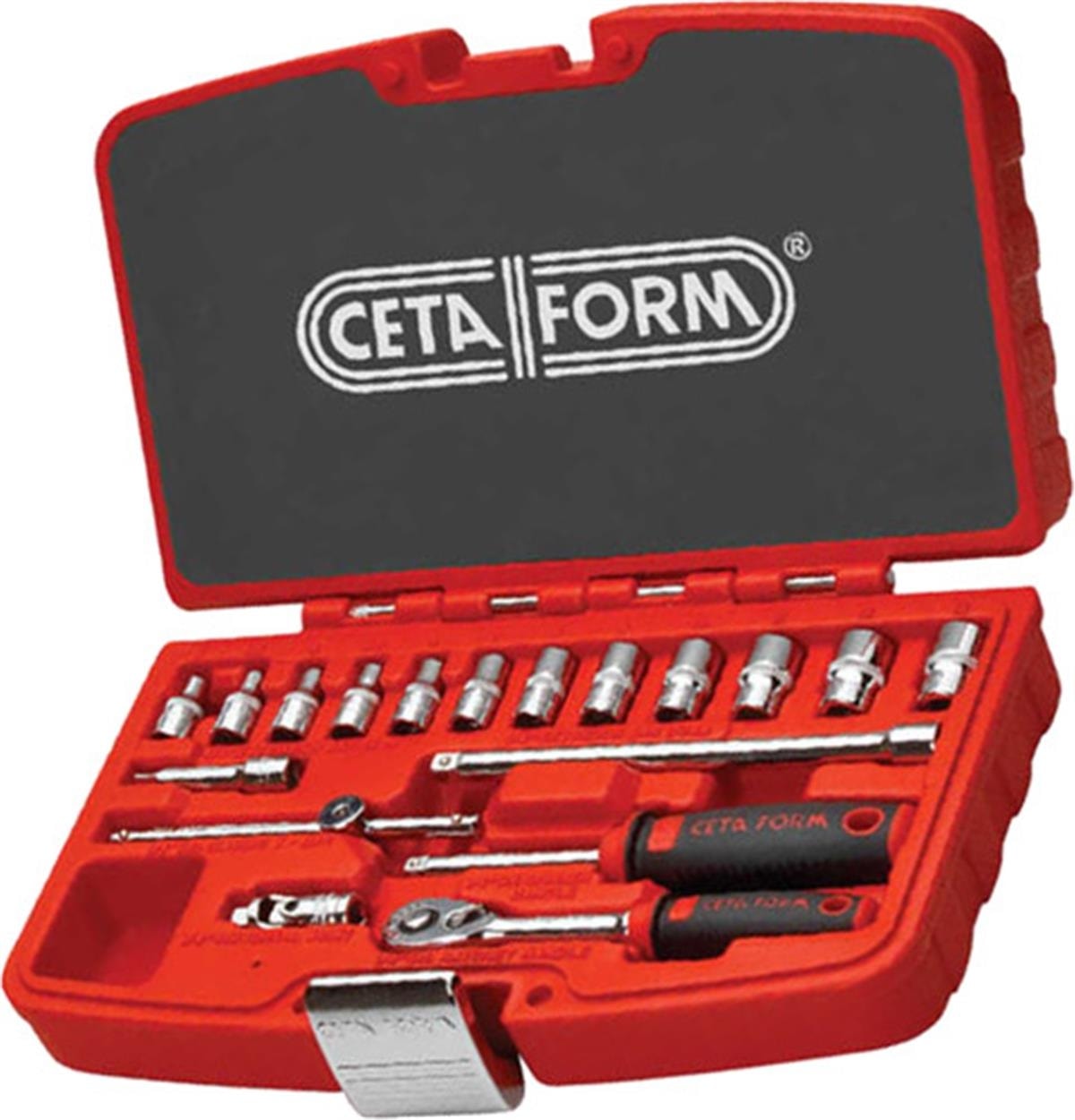 18 Pc.1/4"6 Köşe Lokma Takımı C00-18PH2