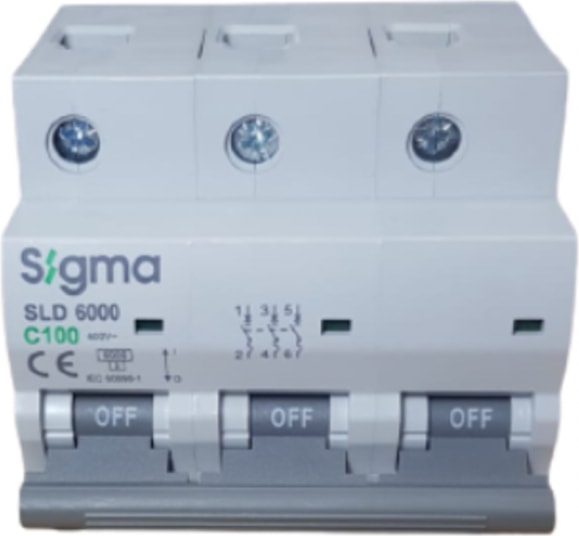 3x100a C/6ka W Otomatik Sigorta