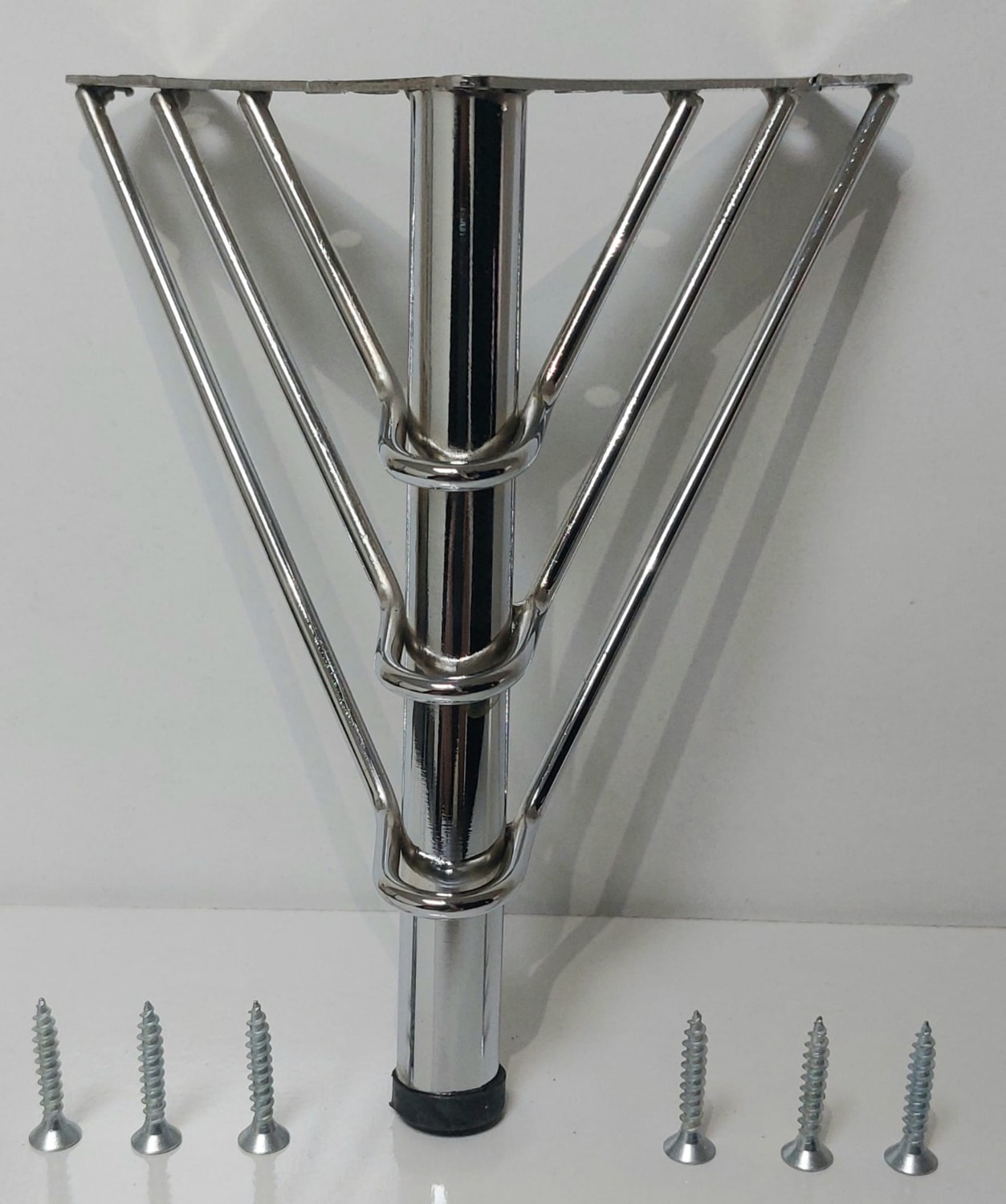 15 cm Krom Metal Telli Mobilya Ayağı