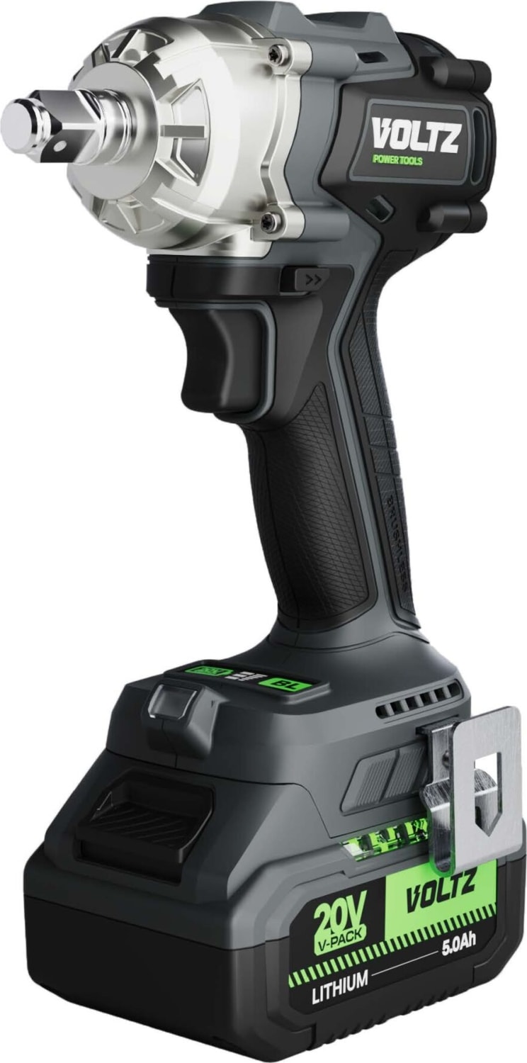 Voltz - 500 Nm - 1/2 - 20 Volt 5 Amper Akülü Somun Sökme Sıkma Makine Seti (Vzıw-20)