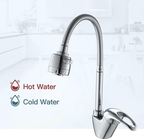 Mix Kuğu Mutfak Evye Batarya Oynar Başlıklı ( Lisinya ) Alithestereo