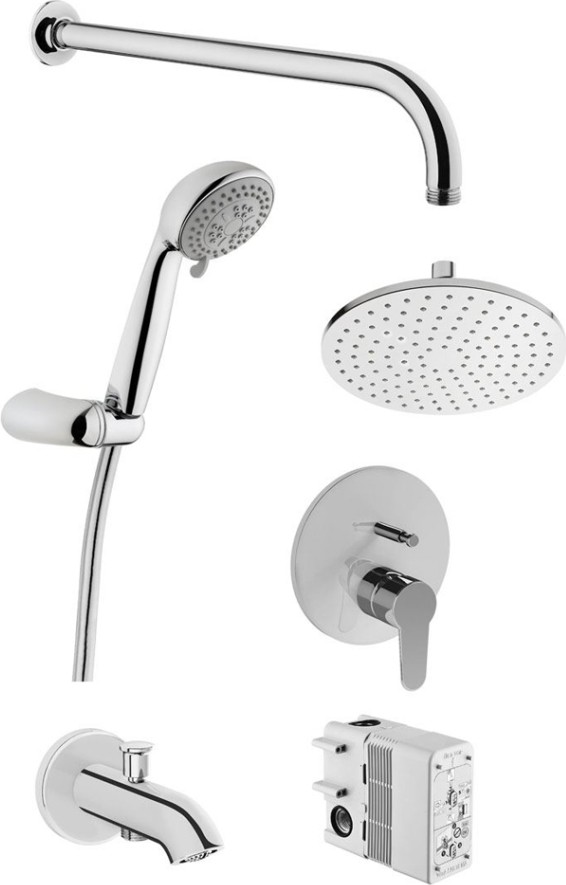 Win S A49248 Ankastre Duş Seti,rain L ,compact 3f ,6 Parça