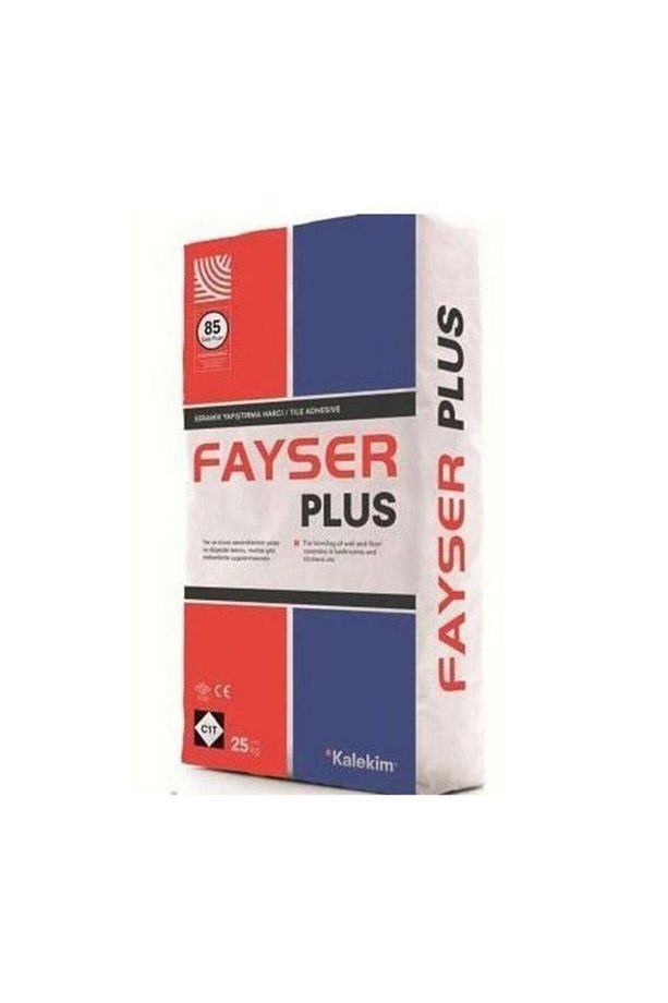 Gri Seramik Yapıştırma Harcı 8 Kg Fayser Plus
