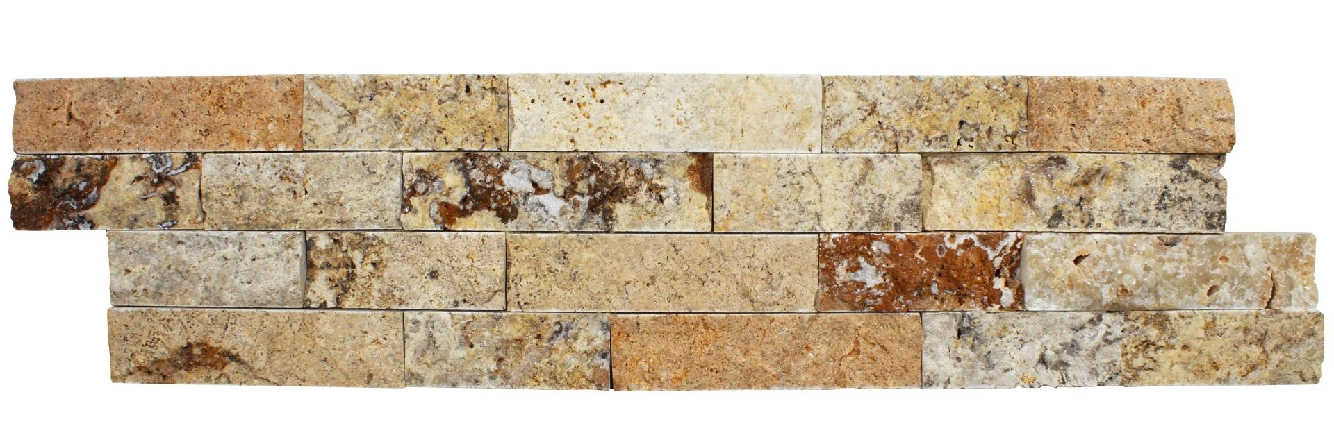 Ledger Panel Scabas Traverten Patlatma Mozaik