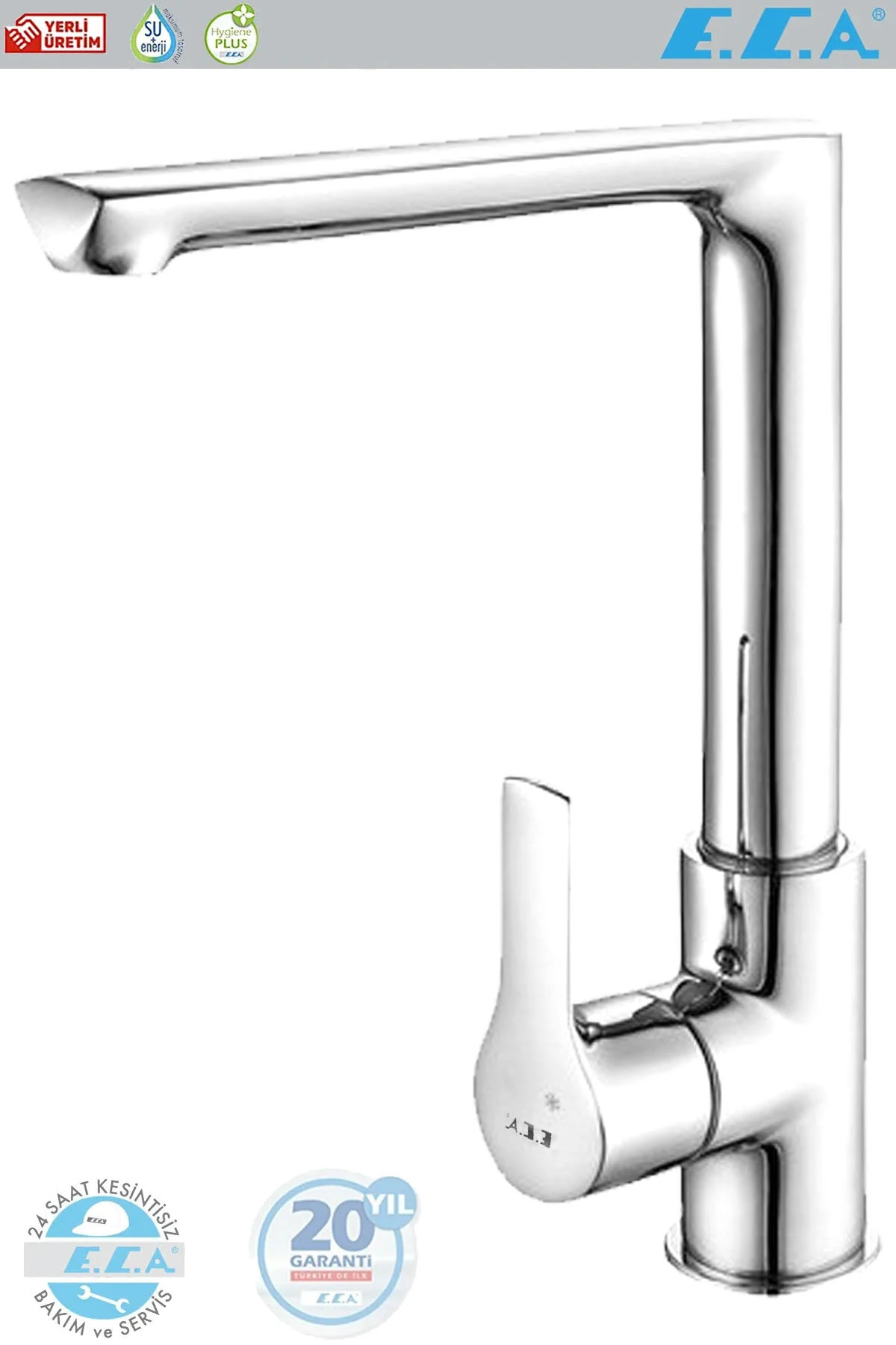 E.c.a Luna Mutfak Bataryası Eviye Bataryası 360° Döner Başlıklı Eviye Bataryası 102118043