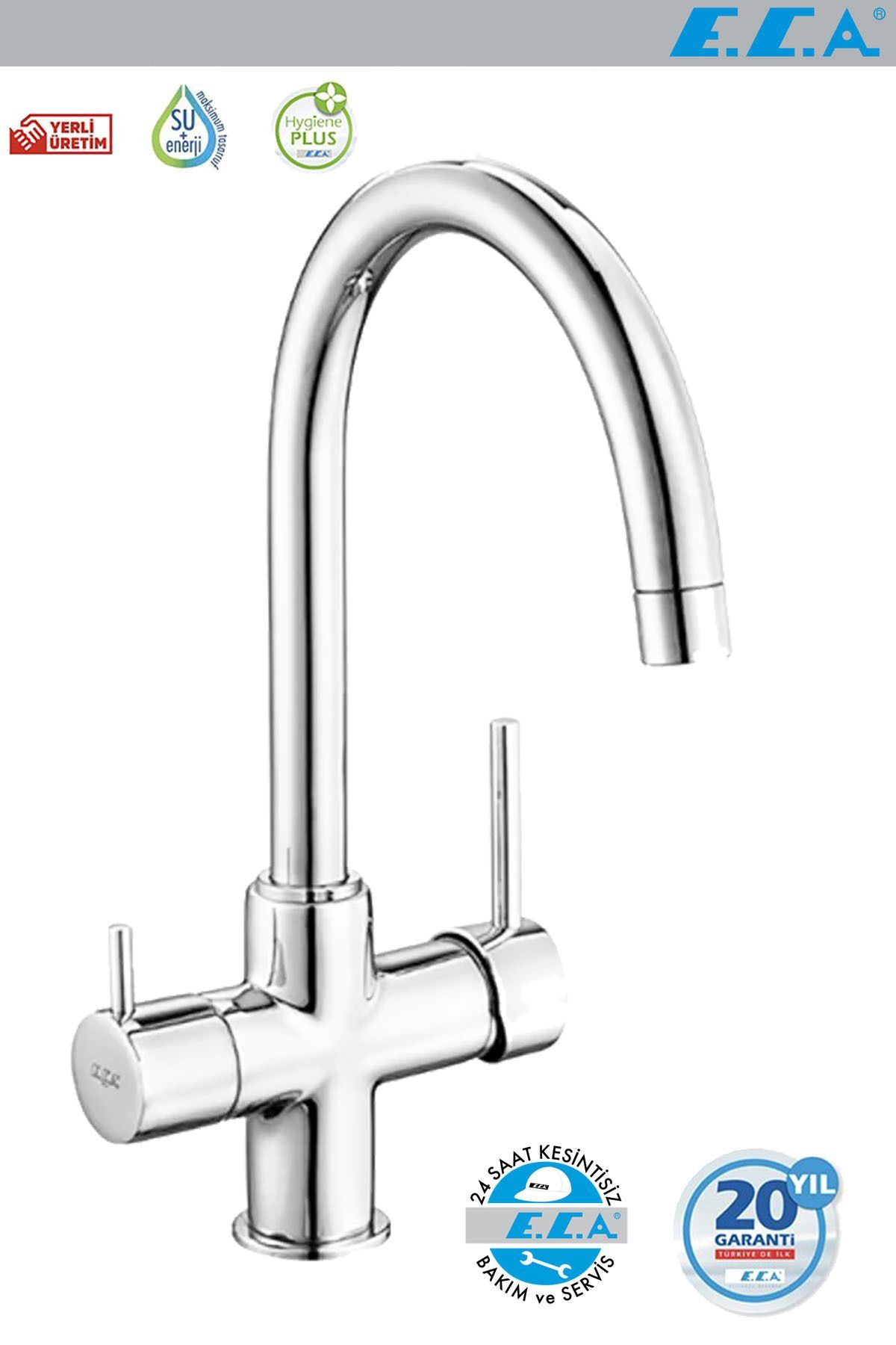 Eviye Bataryası Çift Akışlı Dual Flow Eviye Bataryası E.c.a 102118137