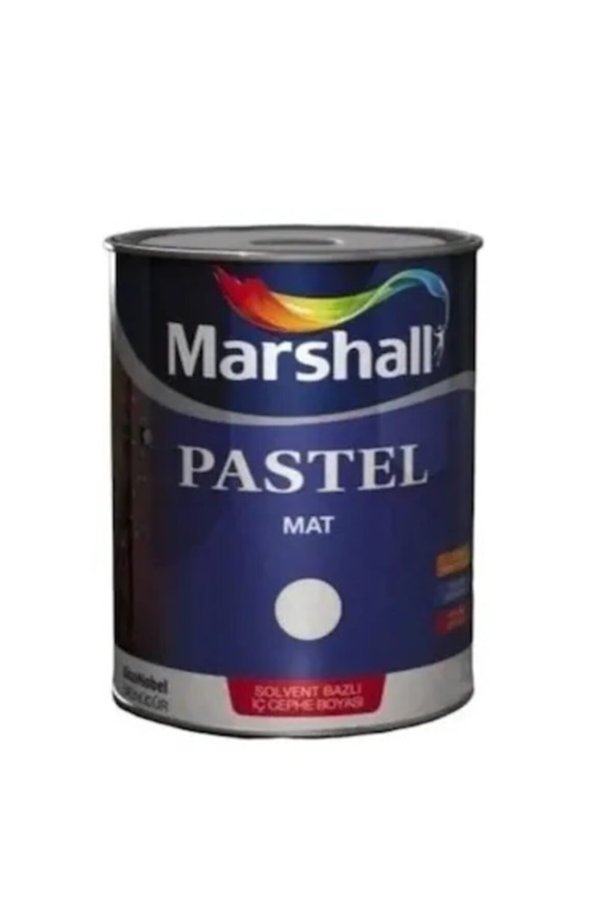 Pastel Mat Iç - Dış Cephe Metal Ahşap Ve Duvar Boyası Beyaz 0.75 Lt