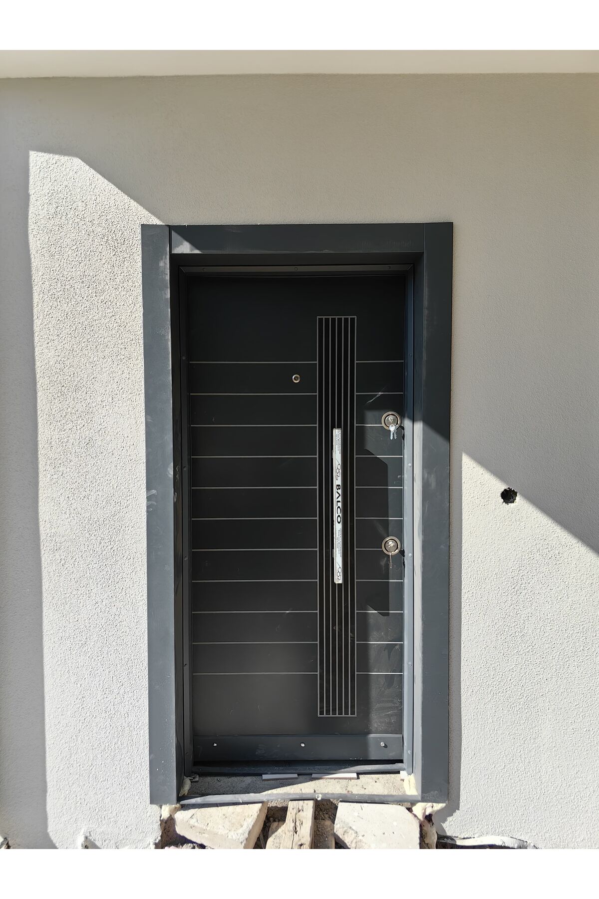 Kompozit Dış Iklim Çelik Kapı Sol