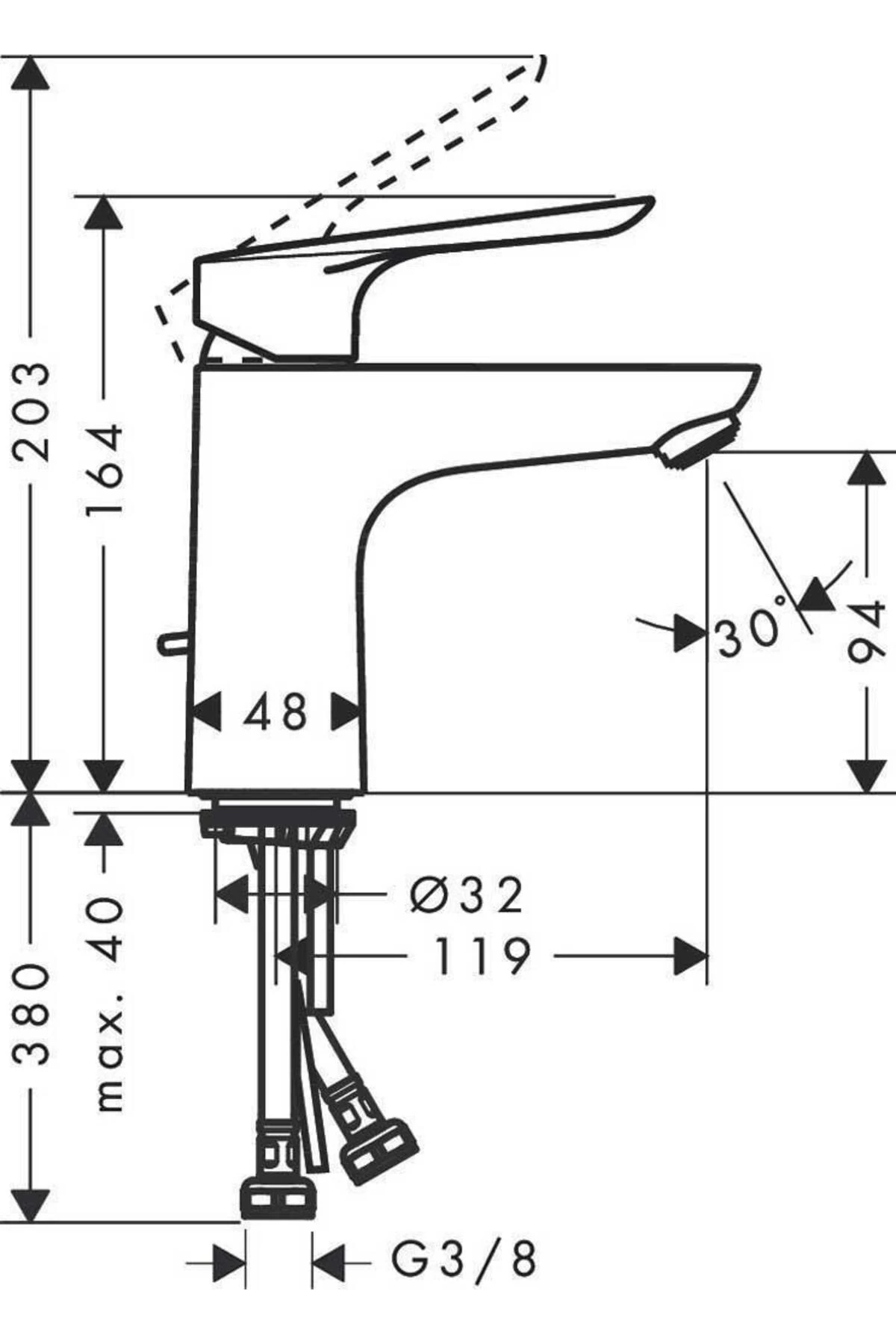 Logis Ve Crometta E240 Banyo Batarya Seti