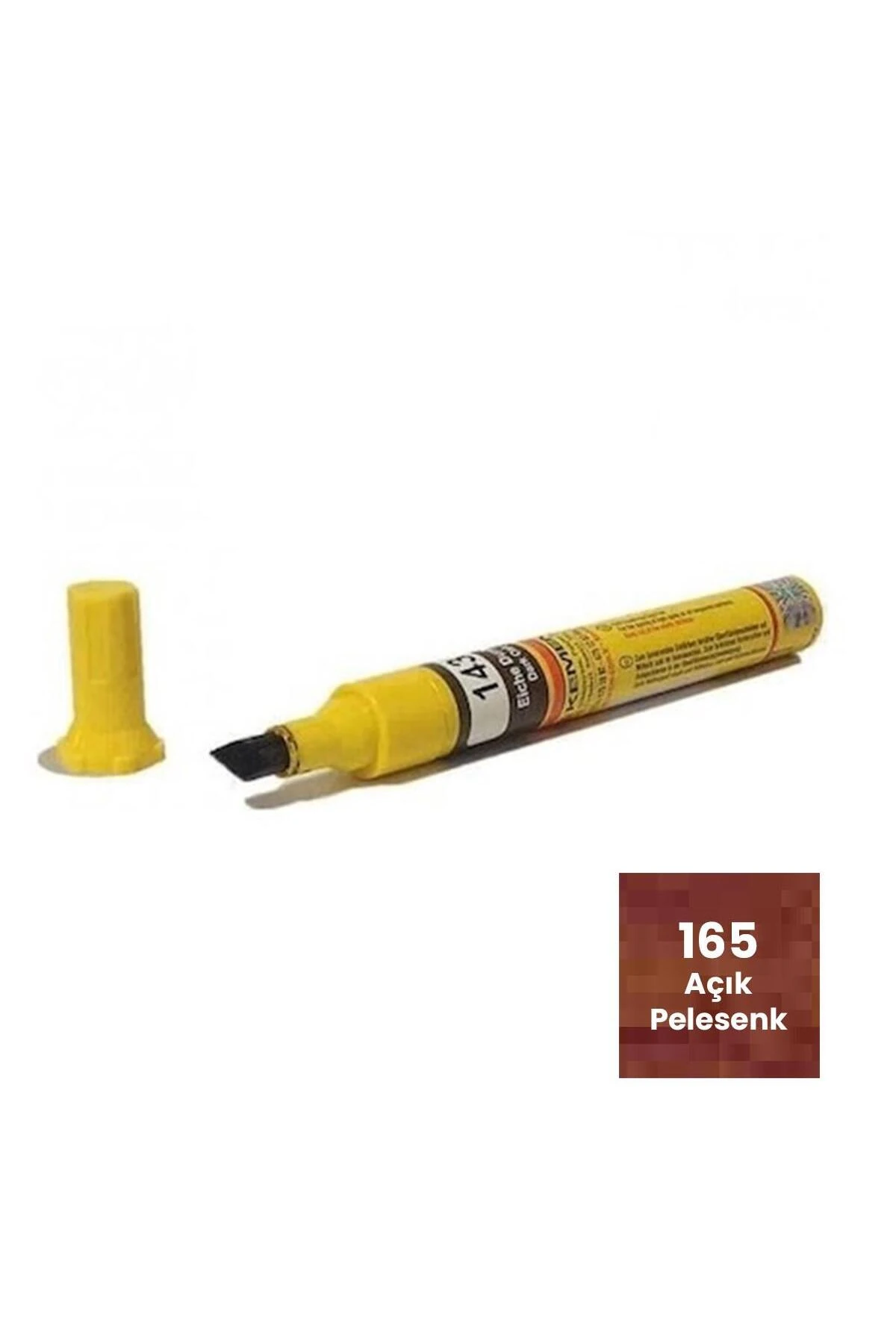 Yarı Örtücü Ahşap Rötuş Kalemleri 165 Açık Pelesenk Ahşap Rötuş Kalemi