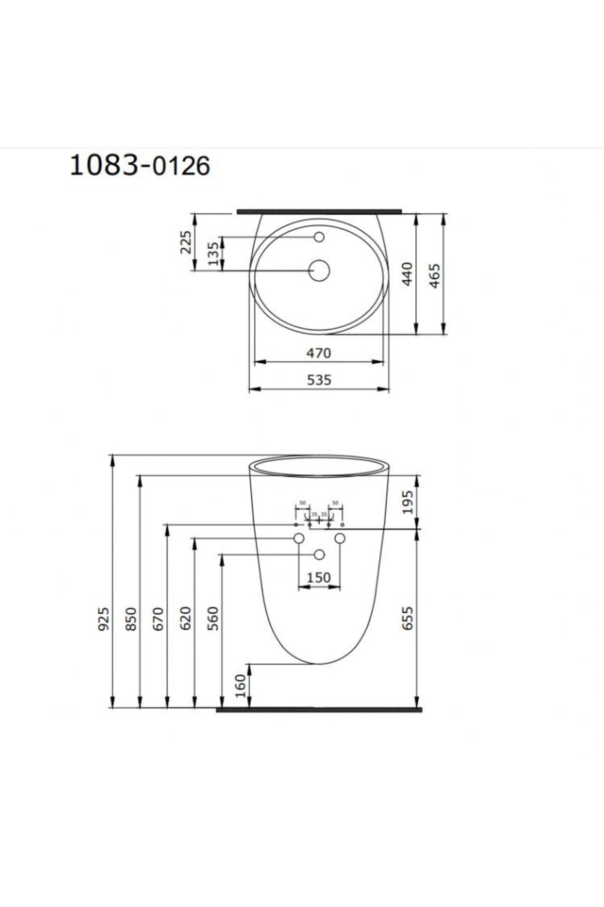 Venezıa Asma Monoblok Lavabo - Mat Antrasit