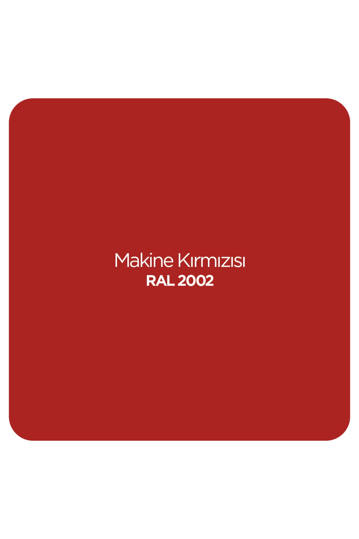 Akrilik Makine Kırmızısı Sprey Boya 400 ml - Ral 2002