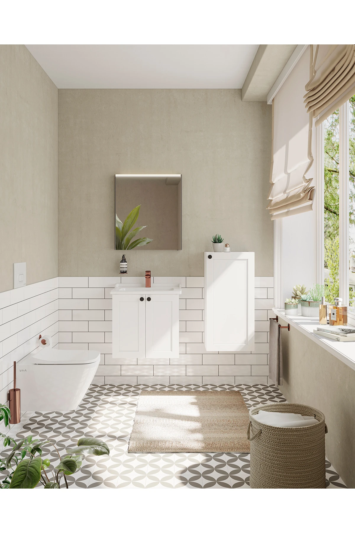 İntegre Square 7082L003-0090 Rim-ex Asma Klozet