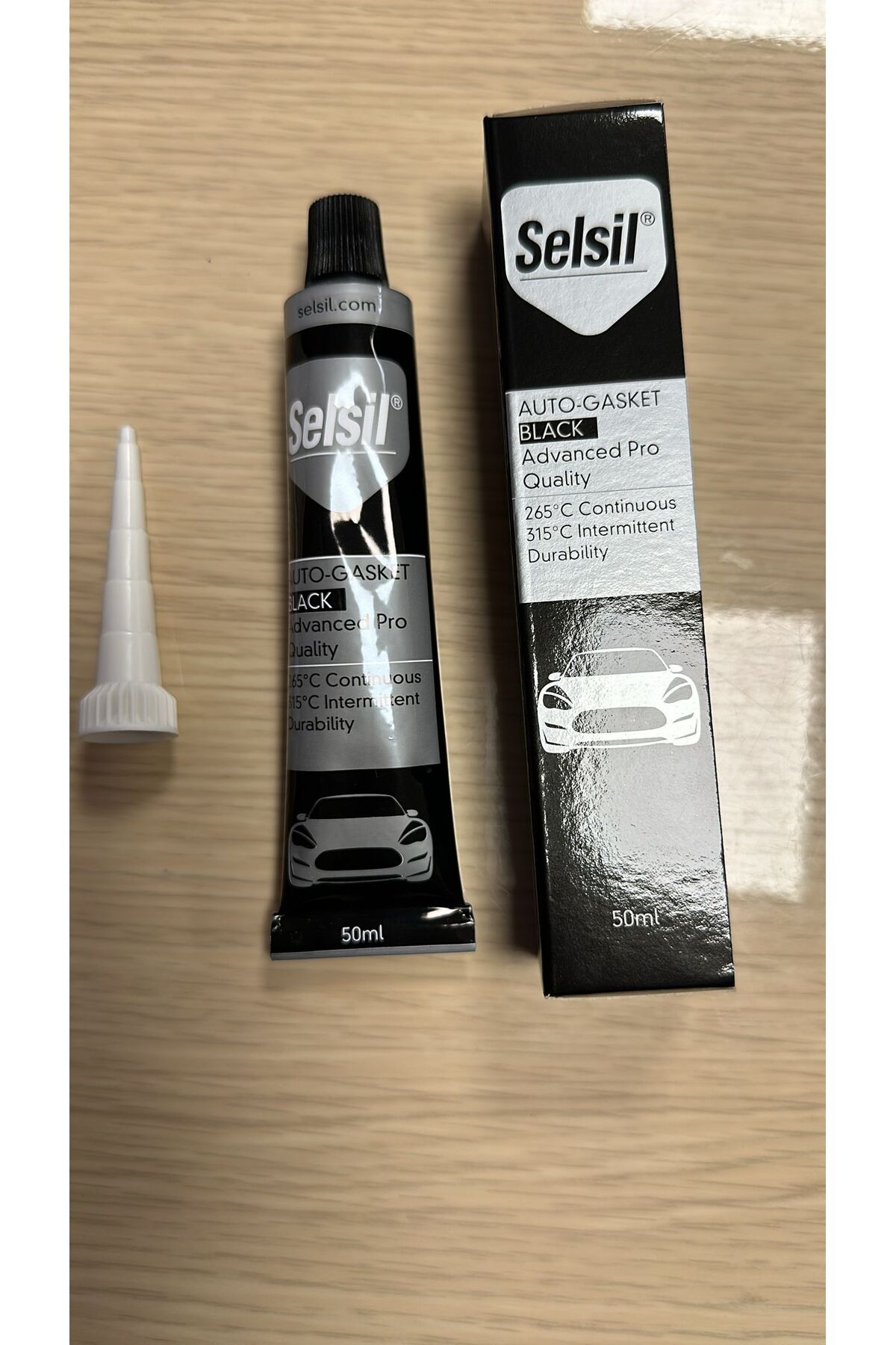 SELSİL 50 ml Rtv Auto Gasket Siyah Sıvı Conta 50ML 12 ADET